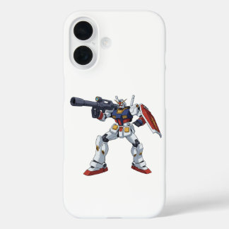 Classic Retro RX-78-2 Gundam Mecha Anime Illustrat iPhone 16 Case