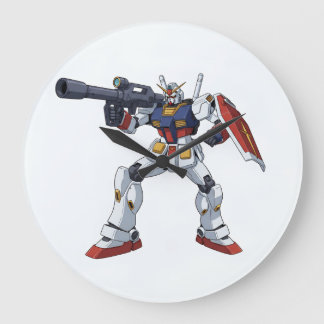 Classic Retro RX-78-2 Gundam Mecha Anime Illustrat Large Clock