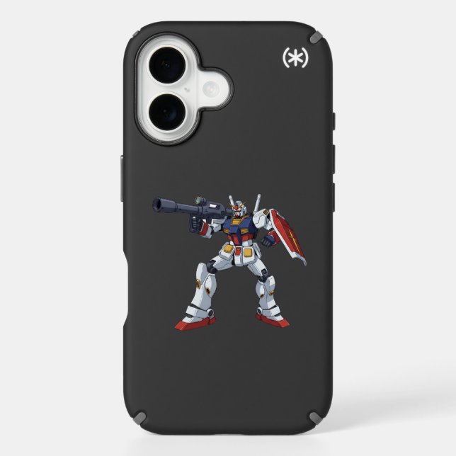Classic Retro RX-78-2 Gundam Mecha Anime Illustrat Speck iPhone Case (Front)
