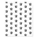 Classic Retro Sea Turtles Art Pattern Ocean Themed Poster