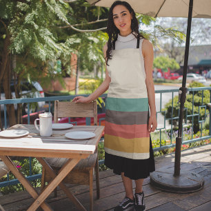 Classic Retro Stripes Apron