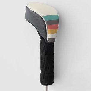 Classic Retro Stripes Golf Head Cover