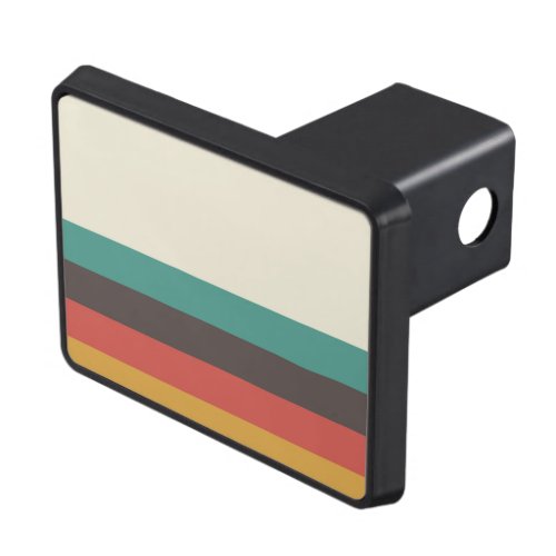 Classic Retro Stripes Hitch Cover