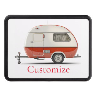 Classic Retro Teardrop Camper Thunder_Cove Hitch Cover