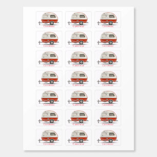 Classic Retro Teardrop Camper Thunder_Cove Matchboxes