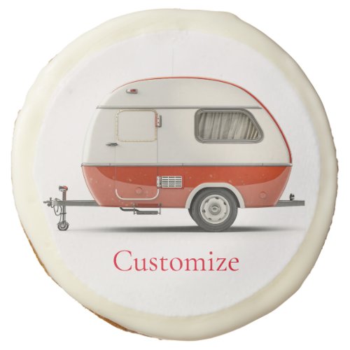 Classic Retro Teardrop Camper Thunder_Cove Sugar Cookie