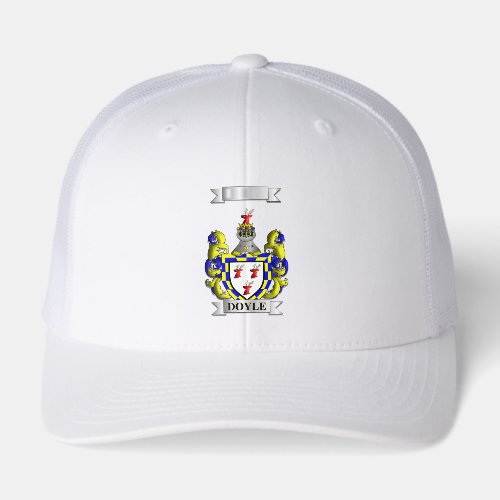 Classic Retro Trucker Cap Doyle Surname/Shield