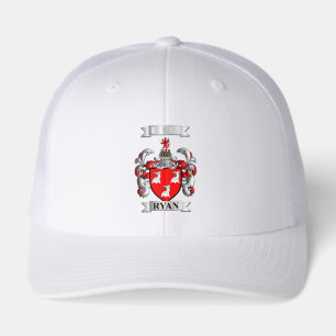 Classic Retro Trucker Cap Ryan Surname/Shield