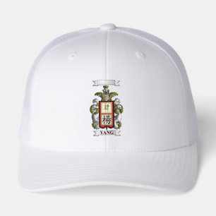 Classic Retro Trucker Cap Yang Surname/Shield
