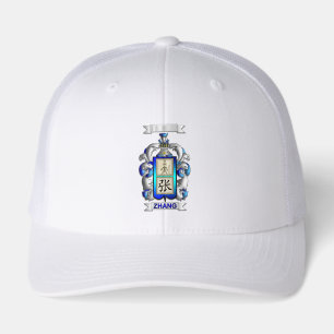 Classic Retro Trucker Cap Zhang Surname/Shield