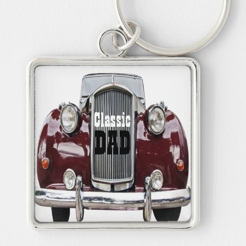 Classic Retro Vintage Car Personalized Gifts Keychain