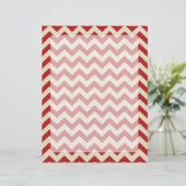 Classic Retro Vintage Festive Red Chevrons (Standing Front)