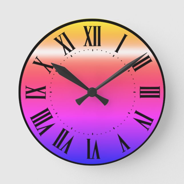 classic retro wall clock (Front)