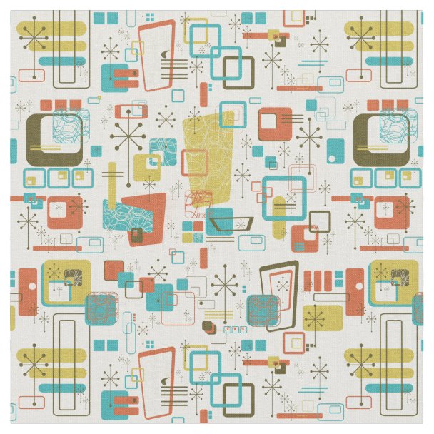 Classic Retro White Fabric | Zazzle