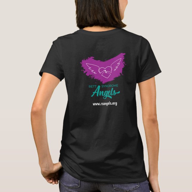 Classic Rett Syndrome Logo t shirt  (Back)