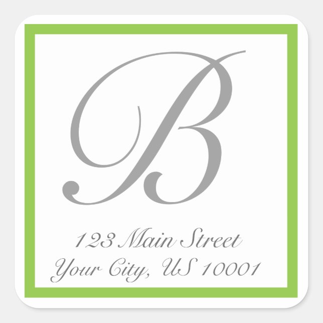 Classic Return Address Label (Front)