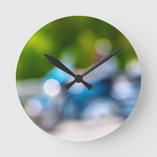 classic rider round clock (Front)