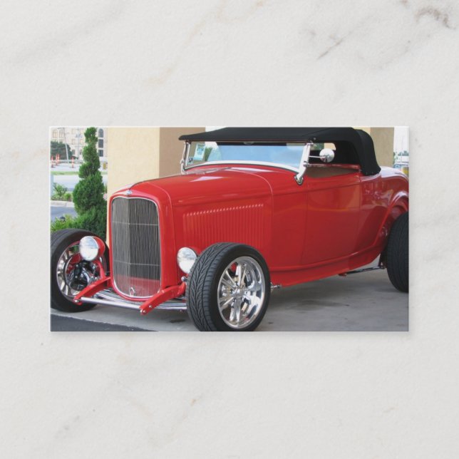 Classic Roadster Business Card (Front)