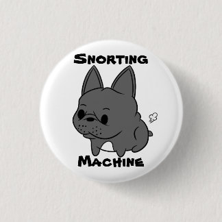 Classic Rocco - Snorting Machine (Black) Button