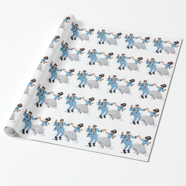 Classic Rock and Roll Jivers  wrapping Wrapping Paper (Unrolled)