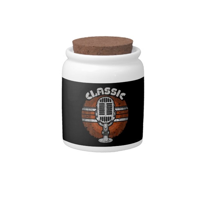 Classic-rock Candy Jar (Front)