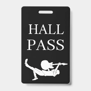 Classic Rock Custom Hall Pass Badge