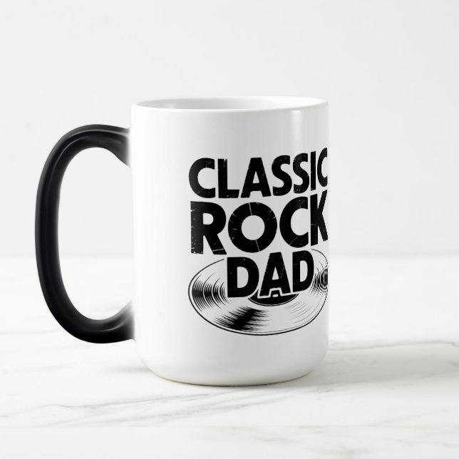 Classic Rock Dad Color Morphing Mug (Left)