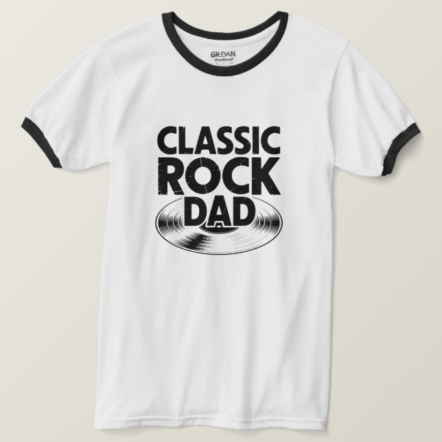  Classic Rock Dad Ringer Tee - Men's T-Shirt (Design Front)