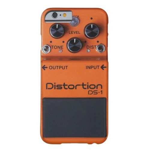 Classic Rock Orange Distortion Pedal iPhone Case Barely There iPhone 6 Case