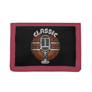Classic-rock Tri-fold Wallet