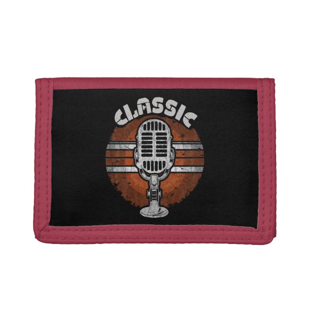 Classic-rock Tri-fold Wallet (Front)