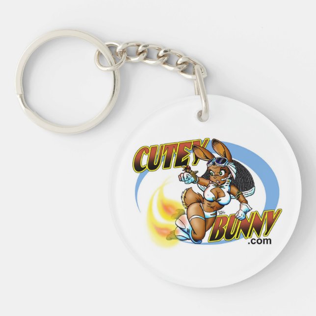 CLASSIC ROCKET BUNNY! KEYCHAIN (Front)