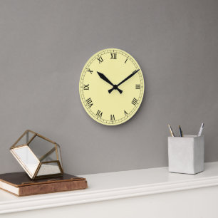 Classic Roman Numerals Round Clock