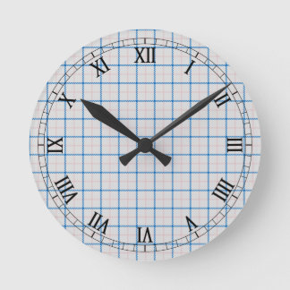 Classic Roman Numerals Tattersall Back Round Clock