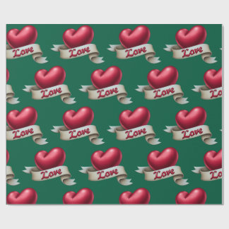 "Classic Romance" Emerald Gift Wrap
