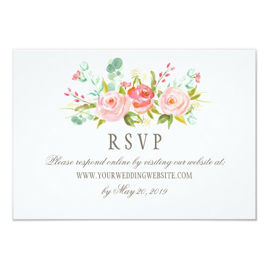 Clic Rose Garden Wedding Rsvp Online Website Card Zazzle Clic Rose Garden Wedding Rsvp Online Website Card