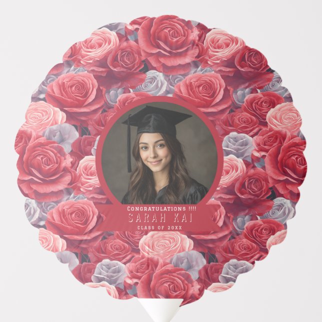 Classic Rose Petals Certified Pharmacist Balloon (Front)