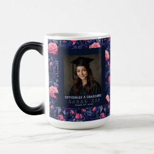 Classic Rose Print Son Graduation Gift Color Morph Mug