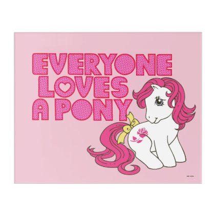 Classic Roseluck | Everyone Loves A Pony Acrylic Wall Art