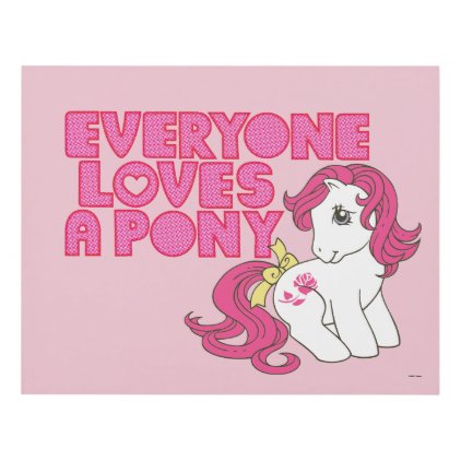 Classic Roseluck | Everyone Loves A Pony Panel Wall Art
