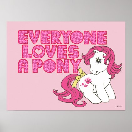 Classic Roseluck | Everyone Loves A Pony Poster