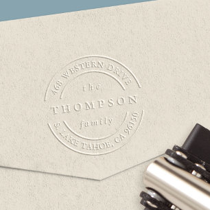 Classic Round Return Address Embosser