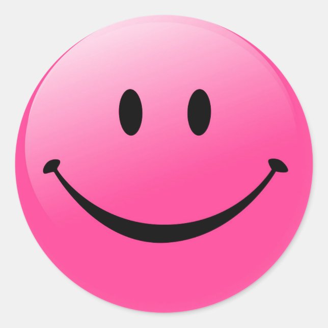 Classic Round Sticker Face (Front)