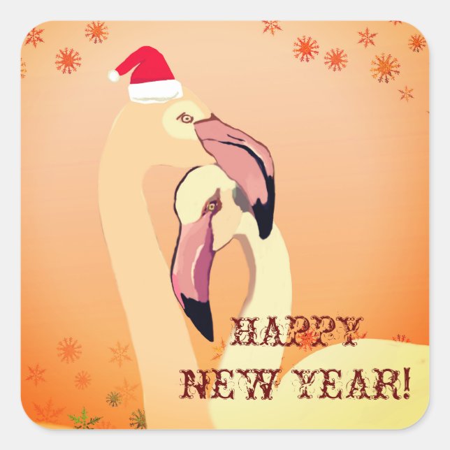 Classic Round Sticker, Glossy Square Sticker (Front)