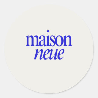 Classic Round Stickers 