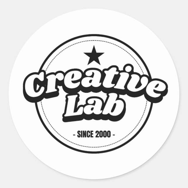 CLASSIC ROUND STICKERS  (Front)