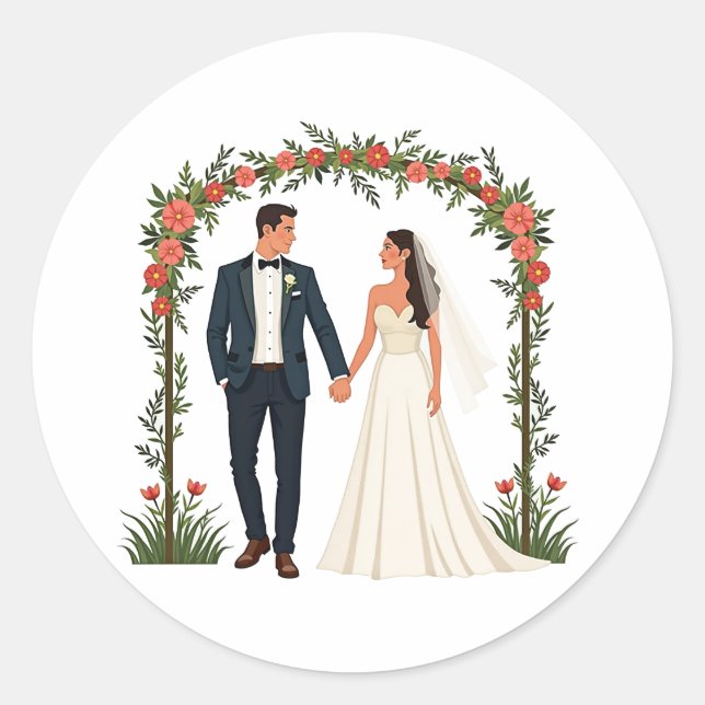 Classic Round Stickers (Front)