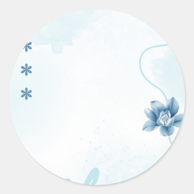 Classic Round Stickers  (Front)