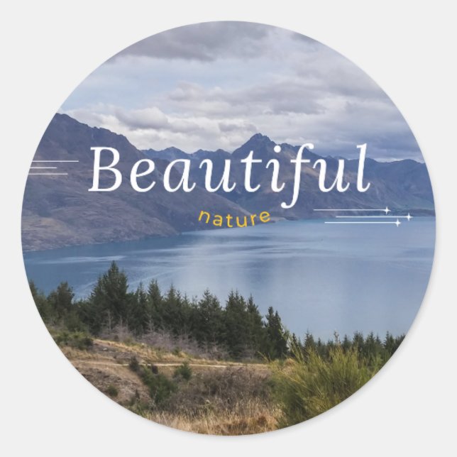 Classic Round Stickers  (Front)