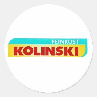 Classic Round Stickers feinkost kolinski merch